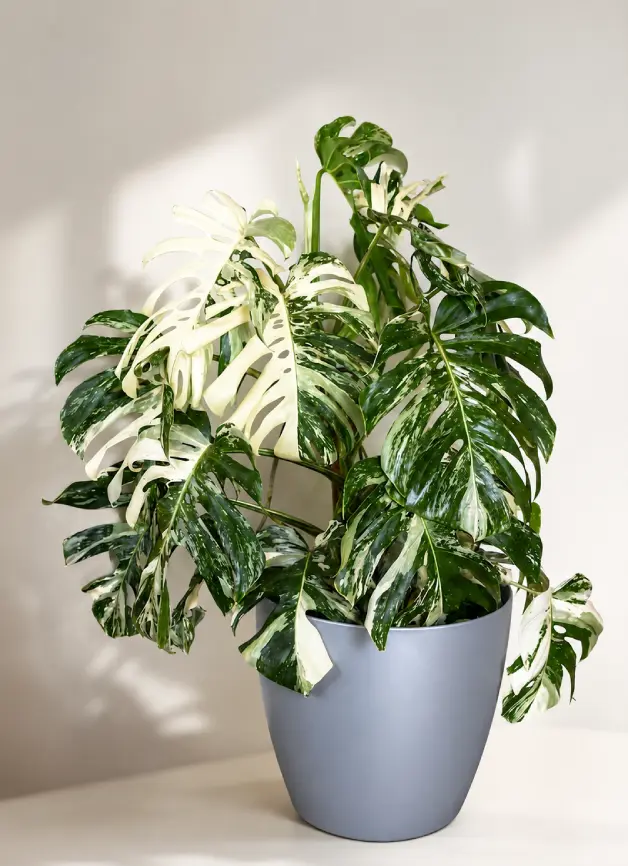 Lipstick Plant Varieties: A Complete Guide for Home Growers - Gardening | HomeImprovementGeek Variegated lipstick plant with cream-streaked dark green leaves