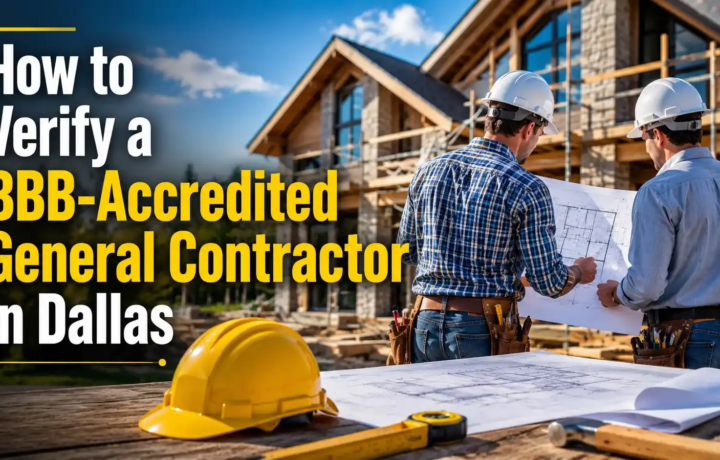 Dallas homeowner reviewing renovation plans with a general contractor