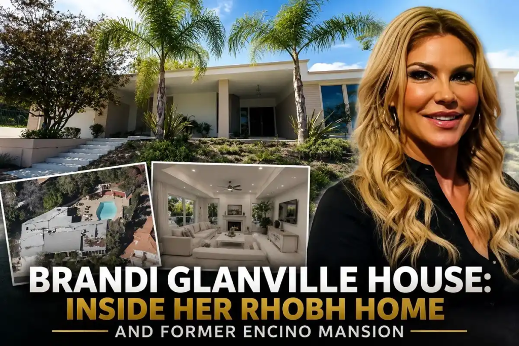 Brandi Glanville House: Inside Her RHOBH Home and Former Encino Mansion - Celebrity Homes | HomeImprovementGeek Brandi Glanville house featuring her RHOBH home and former Encino mansion