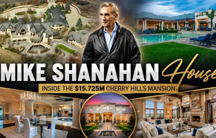 Mike Shanahan House: Inside the $15.725M Cherry Hills Mansion - Celebrity Homes | HomeImprovementGeek Mike Shanahan house in Cherry Hills featuring a luxury mansion, pool, elegant interiors, and aerial estate views