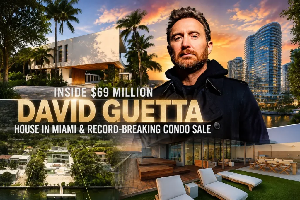 David Guetta’s $69 million Miami house and luxury condo sale