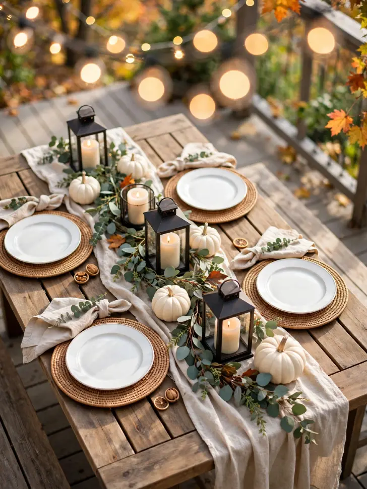 15 Thanksgiving Table Decor Ideas for a Warm Holiday Gathering - Decorating Ideas | HomeImprovementGeek Image of , Decorating Ideas, on HomeImprovementGeek.